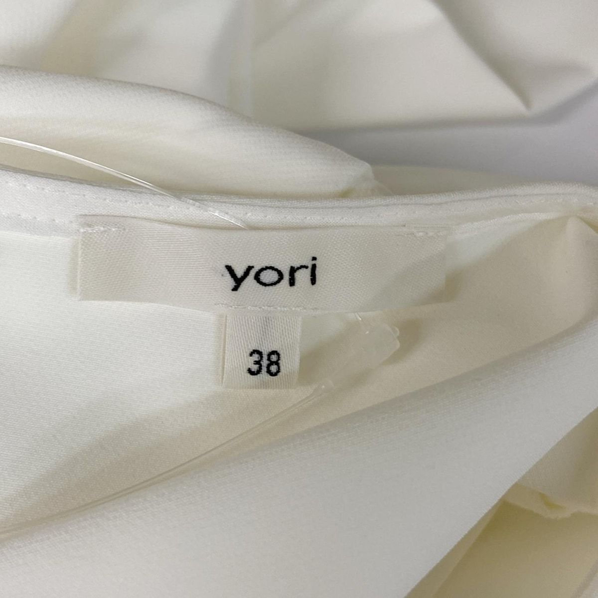 yori(ヨリ) チュニック サイズ38 M レディース美品 - アイボリー  