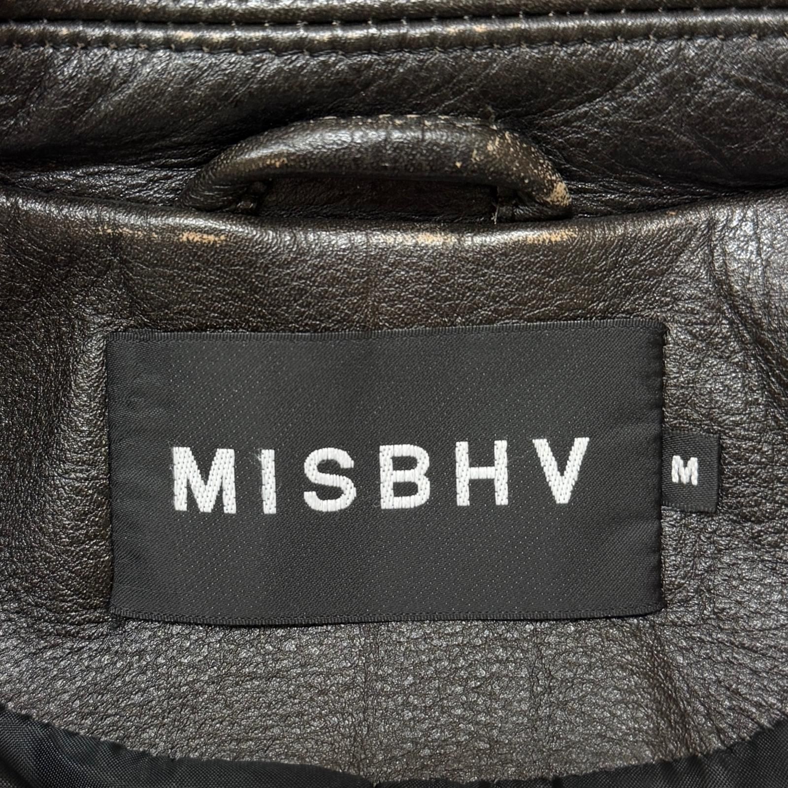 MISBHV Riders jacket バックプリントダブルライダースジャケット