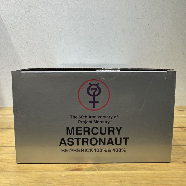 MEDICOM TOY BE@RBRICK PROJECT MERCURY ASTRONAUT 100％ & 400