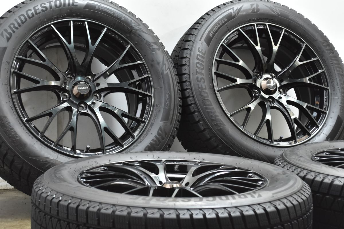 バリ溝 ウェッズスポーツ SA 20 R 18 in 7 5 J 45 PCD 114 3 ブリザックDM V 235 60 レクサス RX T 33エクストレイル CR CX