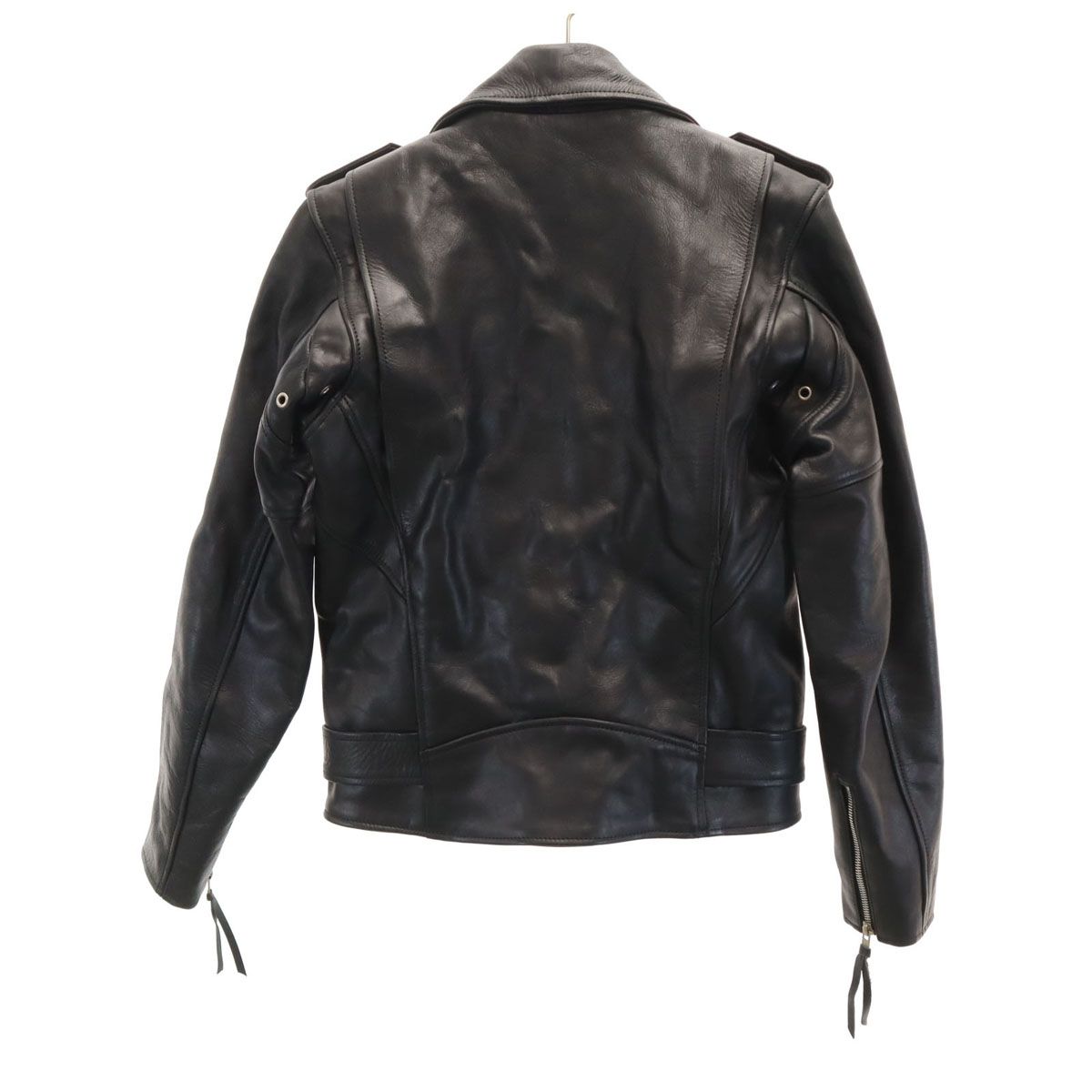 Freedom フリーダム レザー ダブルライダースジャケット 34 ブラック