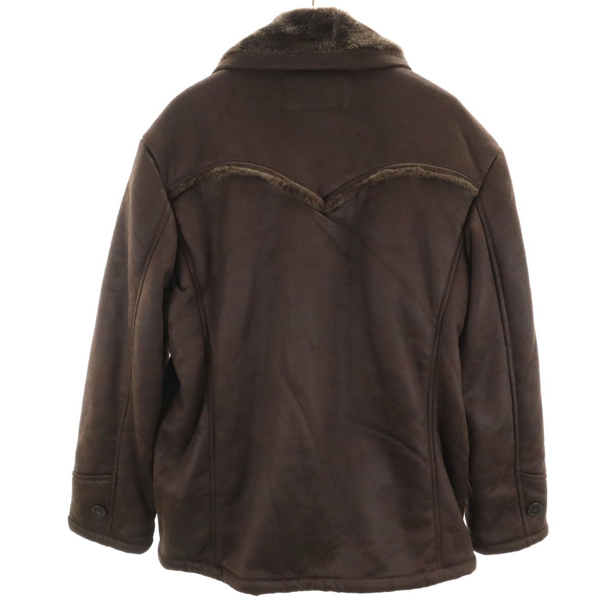 KANSAI JEANS カンサイジーンズ ムートンジャケット L ブラウン メンズ