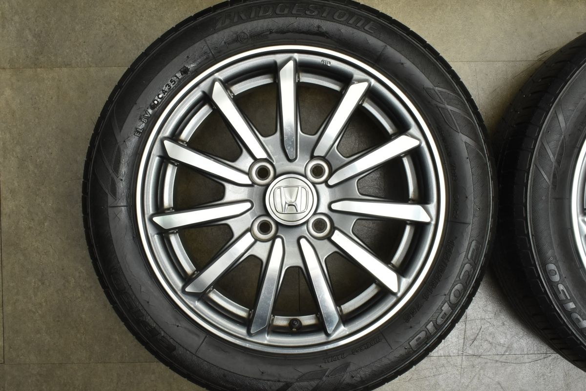  ホイールのみ可 ホンダ N WGN 14 in 4 5 J 40 PCD 100 ブリヂストン エコピア EP 150 155 65 R BOX ONE 流用 可 HONDA 14インチ タイヤ ホイールセット
