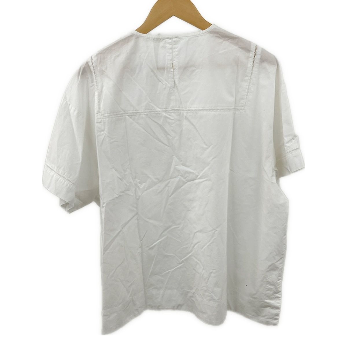 yori(ヨリ) 半袖カットソー サイズF レディース美品 - 白 クルーネック