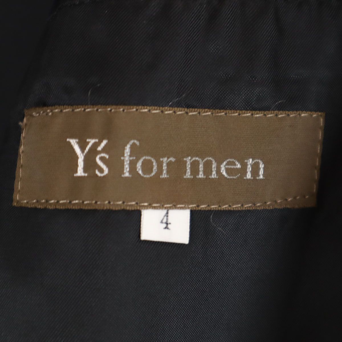 Y's for men ワイズフォーメン 日本製 ウール ハウンドトゥース柄