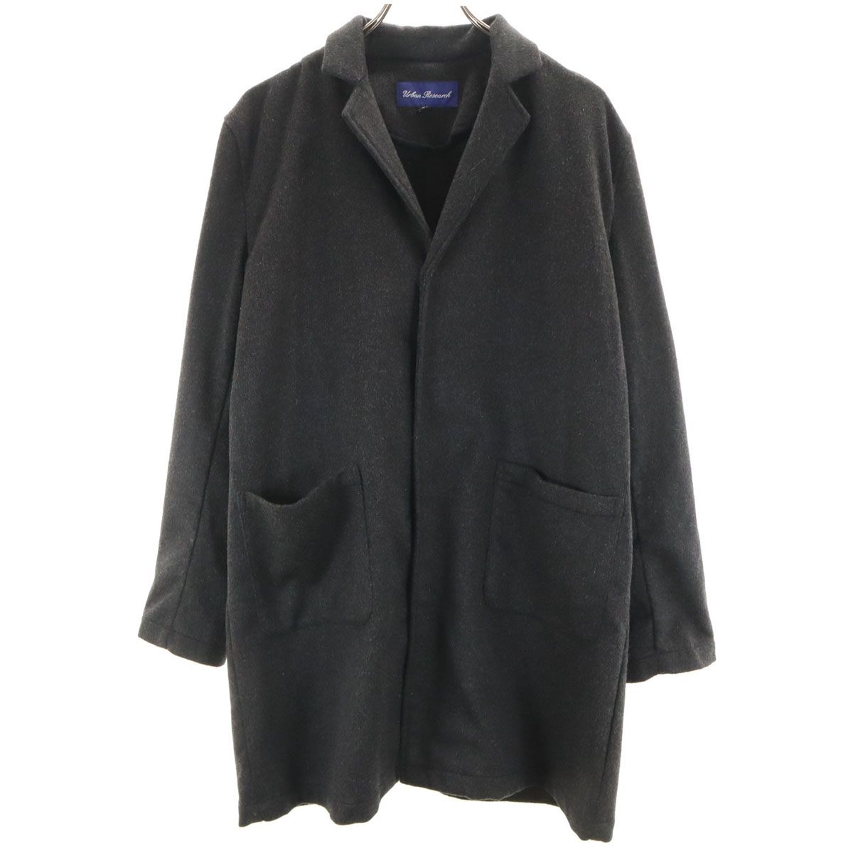 URBAN RESEARCH アーバンリサーチ チェスターコート 38 ダークグレー 
