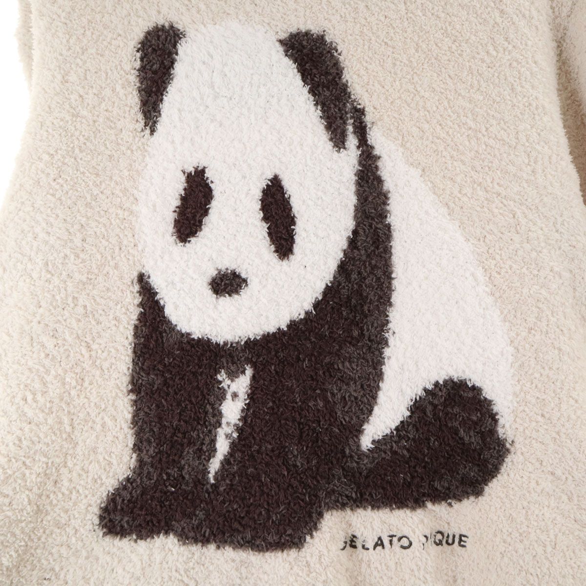 gelato pique ジェラートピケ パンダ 長袖 フードドレス ワンピース F