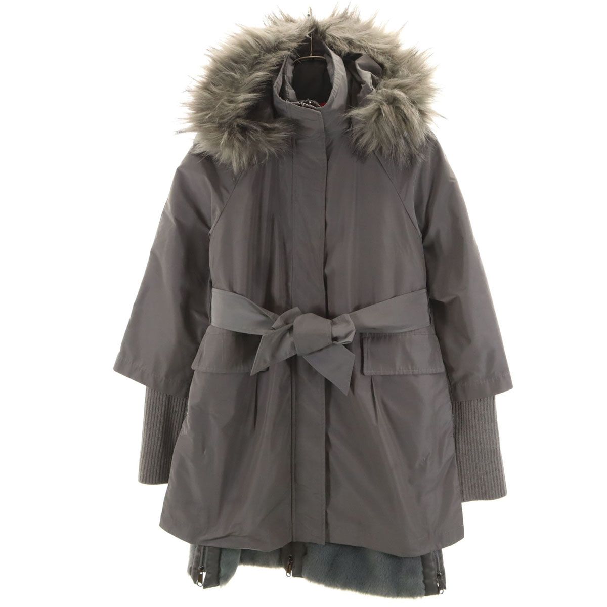 MAX MARA マックスマーラ コート 38 グレー 中綿ライナー付き マックスマーラ レディース MAX MARA マックスマーラ コート 38 グレー 中綿ライナー付き マックス