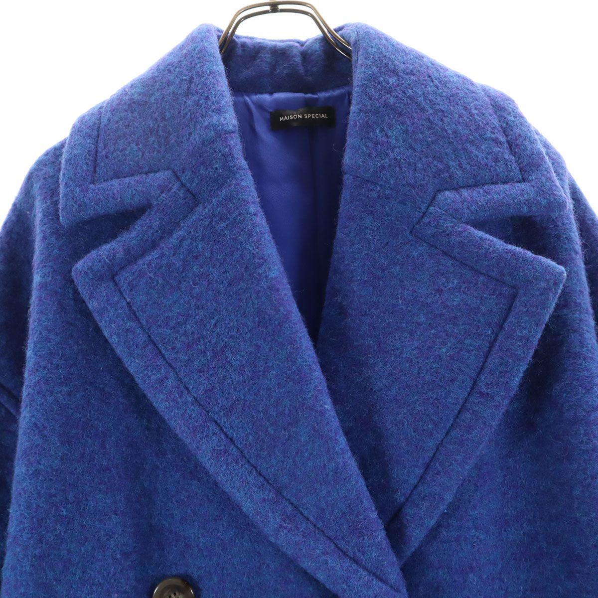 MAISON SPECIAL ブラック ダブルブレストコート　未使用 MAISON SPECIAL メゾンスペシャル ダブルブレスト チェスターコート