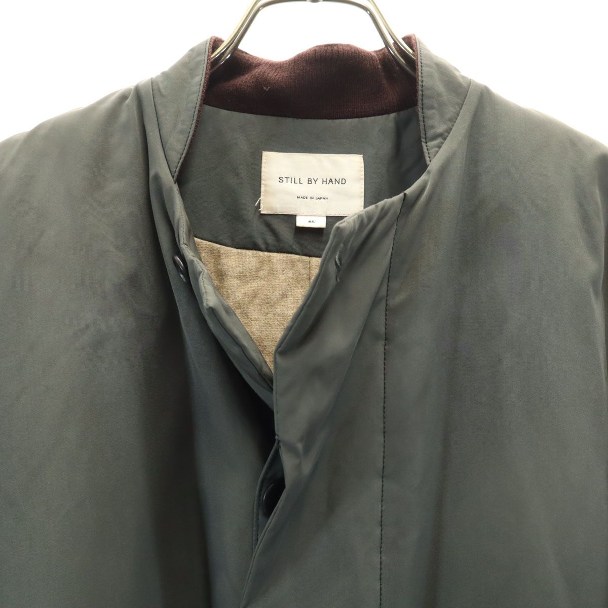 STILL BY HAND スティルバイハンド 日本製 中綿コート 4R カーキ