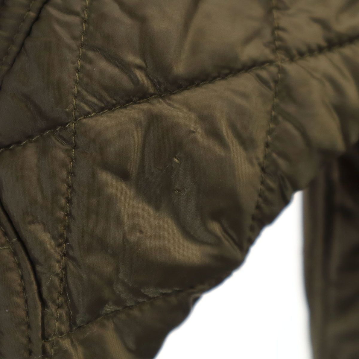 BURBERRY BRIT バーバリーブリット キルティングコート XS カーキ