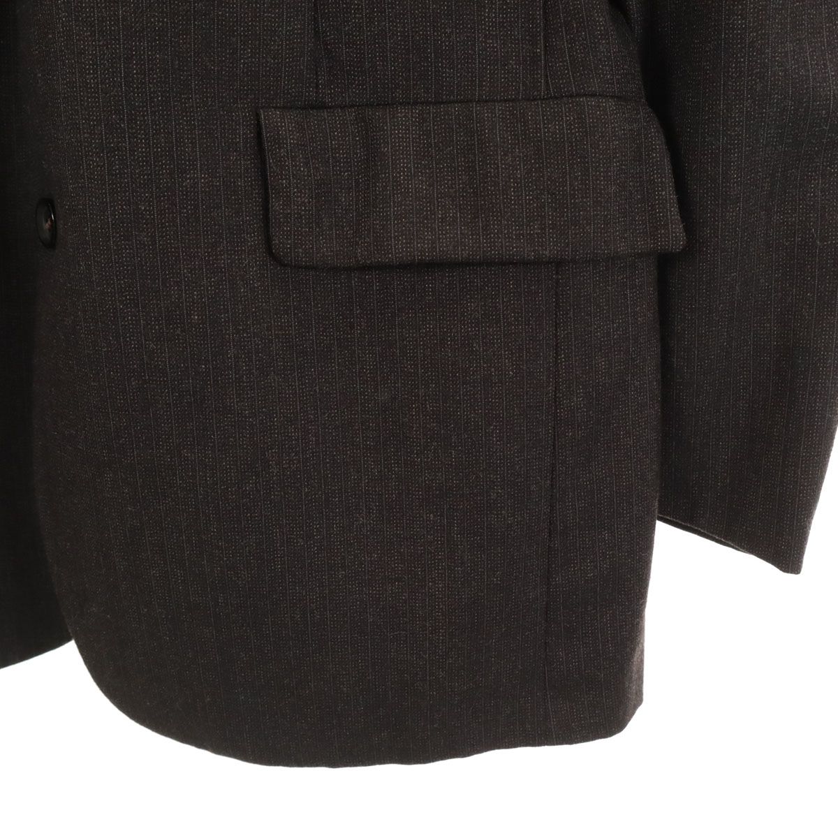 美品 LANVIN ランバン 80s 90s オールド ストライプ柄 テーラード