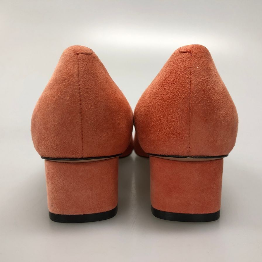 ペリーコ パンプス スエード オレンジ系 35 PELLICO 約22.0cm【AFD13