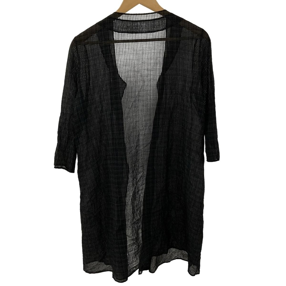 ヨーガンレール カーディガン サイズM レディース - 黒×カーキ×ダーク