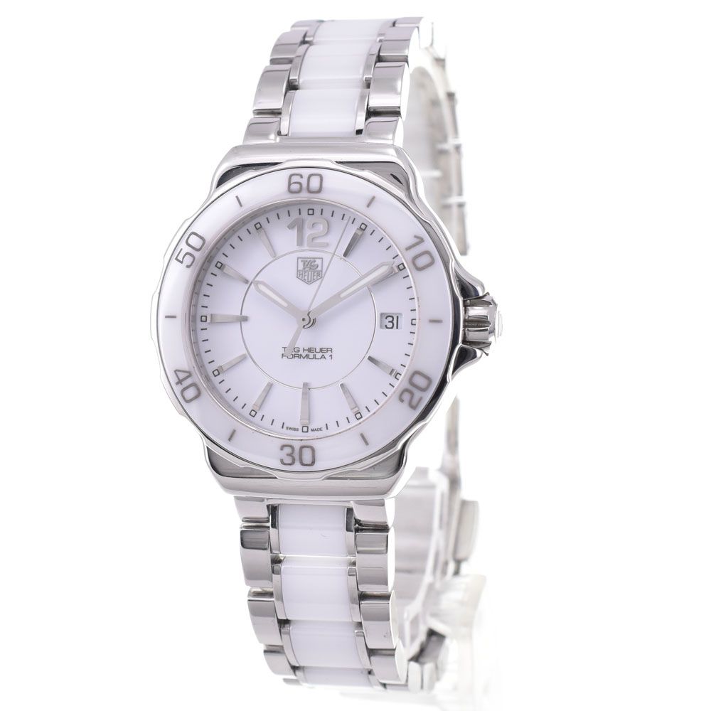 タグホイヤー TAG HEUER WAH 1211.BA 0861 フォーミュラ1 SS セラミック クォーツ レディース 箱 保証書付き B 144012