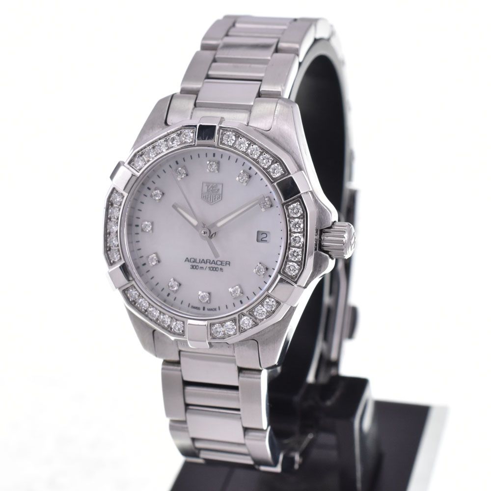 タグホイヤー TAG HEUER WAY 1414 アクアレーサー ダイヤモンド クォーツ レディース B 144032