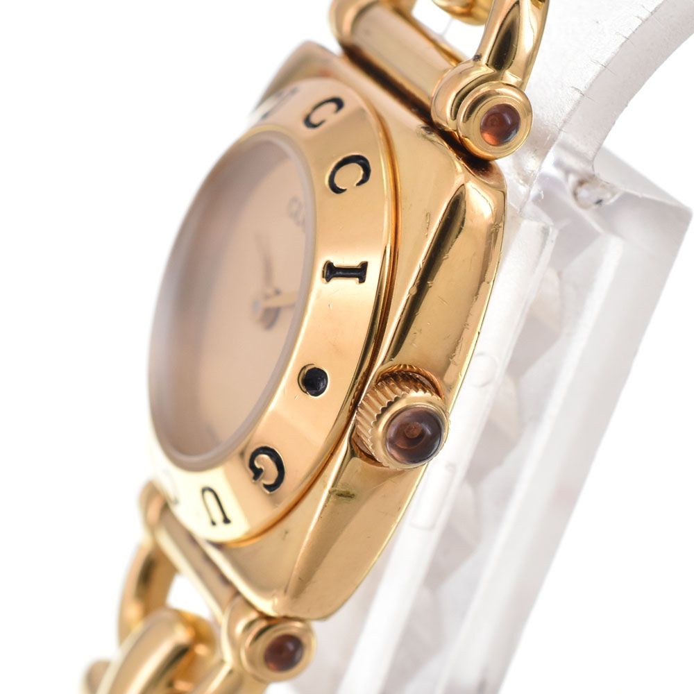  グッチ GUCCI 6300 L GP レザー クォーツ レディース B 144136 その他 時計