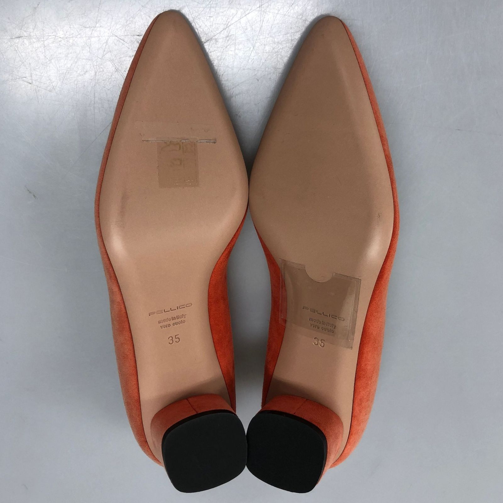 ペリーコ パンプス スエード オレンジ系 35 PELLICO【AFD7】 - メルカリ