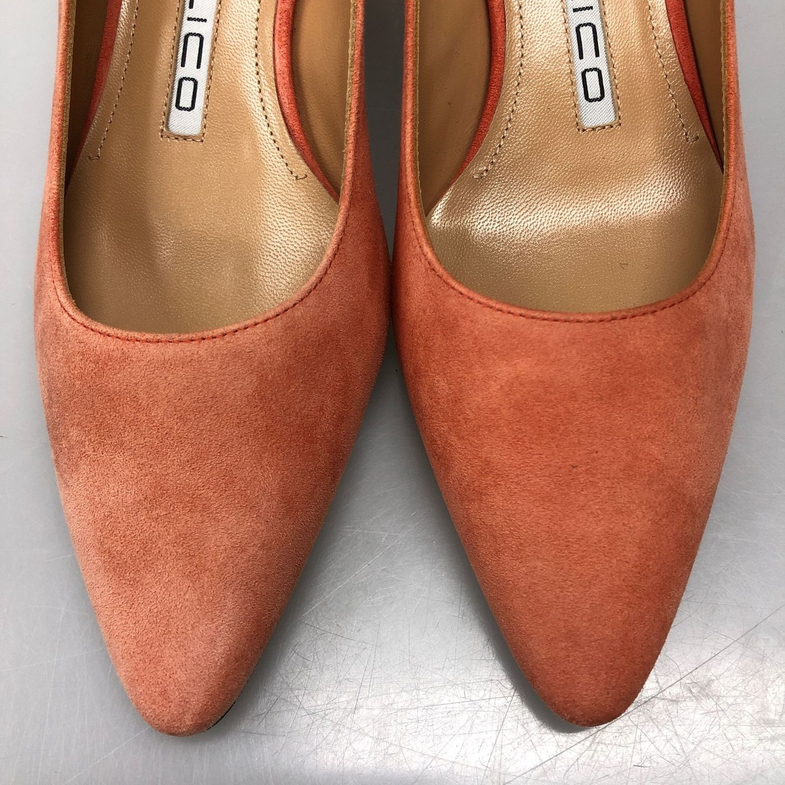 ペリーコ パンプス スエード オレンジ系 35 PELLICO【AFD7】 - メルカリ