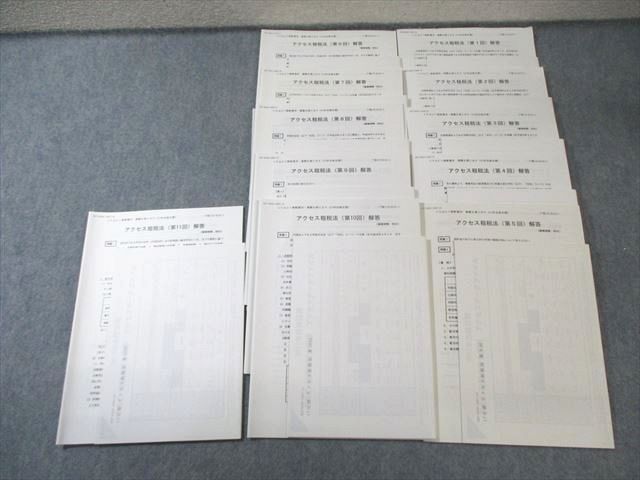 【TAC 公認会計士　租税法】DVD＋講義録＋直前テキスト 未使用 美品 TAC 公認会計士 アクセス租税法 第1～11回 【計11回分】 2017年合格