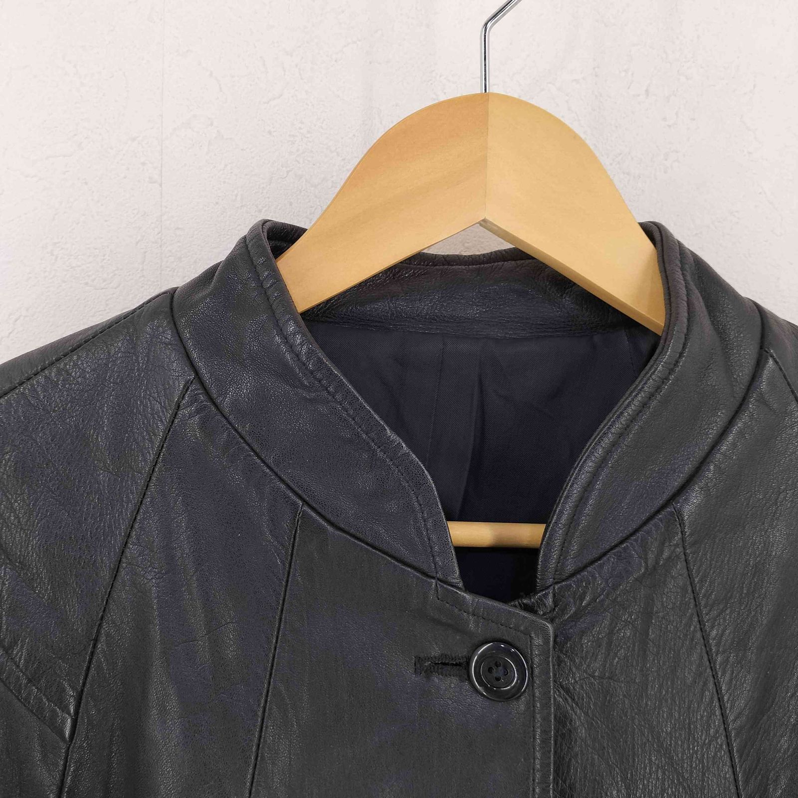 USED古着(ユーズドフルギ) REAL LEATHER レザーポンチョ レディース 表記無 【中古】【ブランド古着バズストア】 ユーズドフルギ USED古着 トップ REAL LEATHER レザーポンチョ