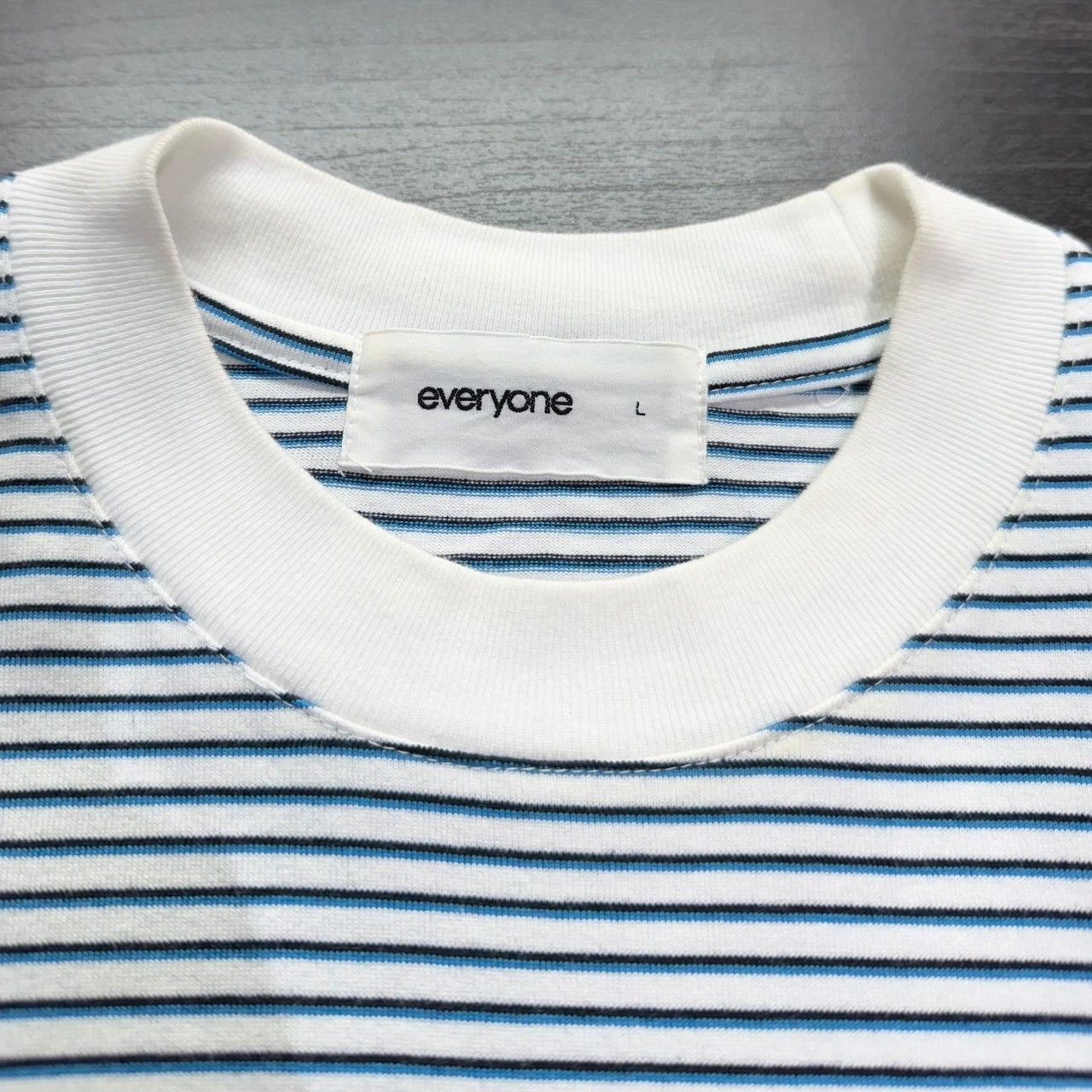 everyone エブリワン 24SS Gimme Five everyone border tee ボーダーT 