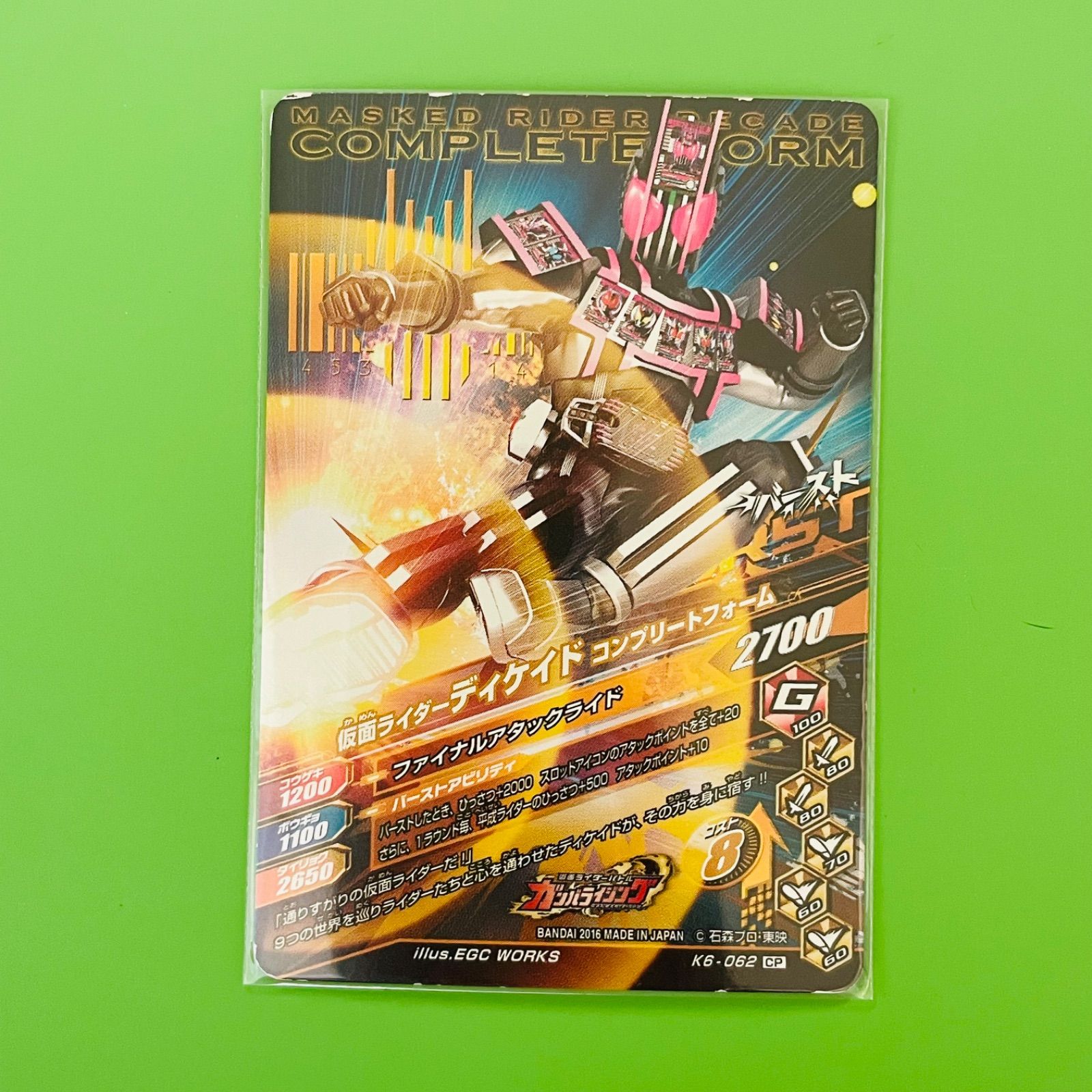 K6-062 CP 仮面ライダー ディケイド コンプリートフォーム ガンバ