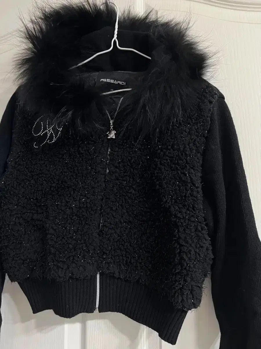パサディ ファー クロップドパーカー