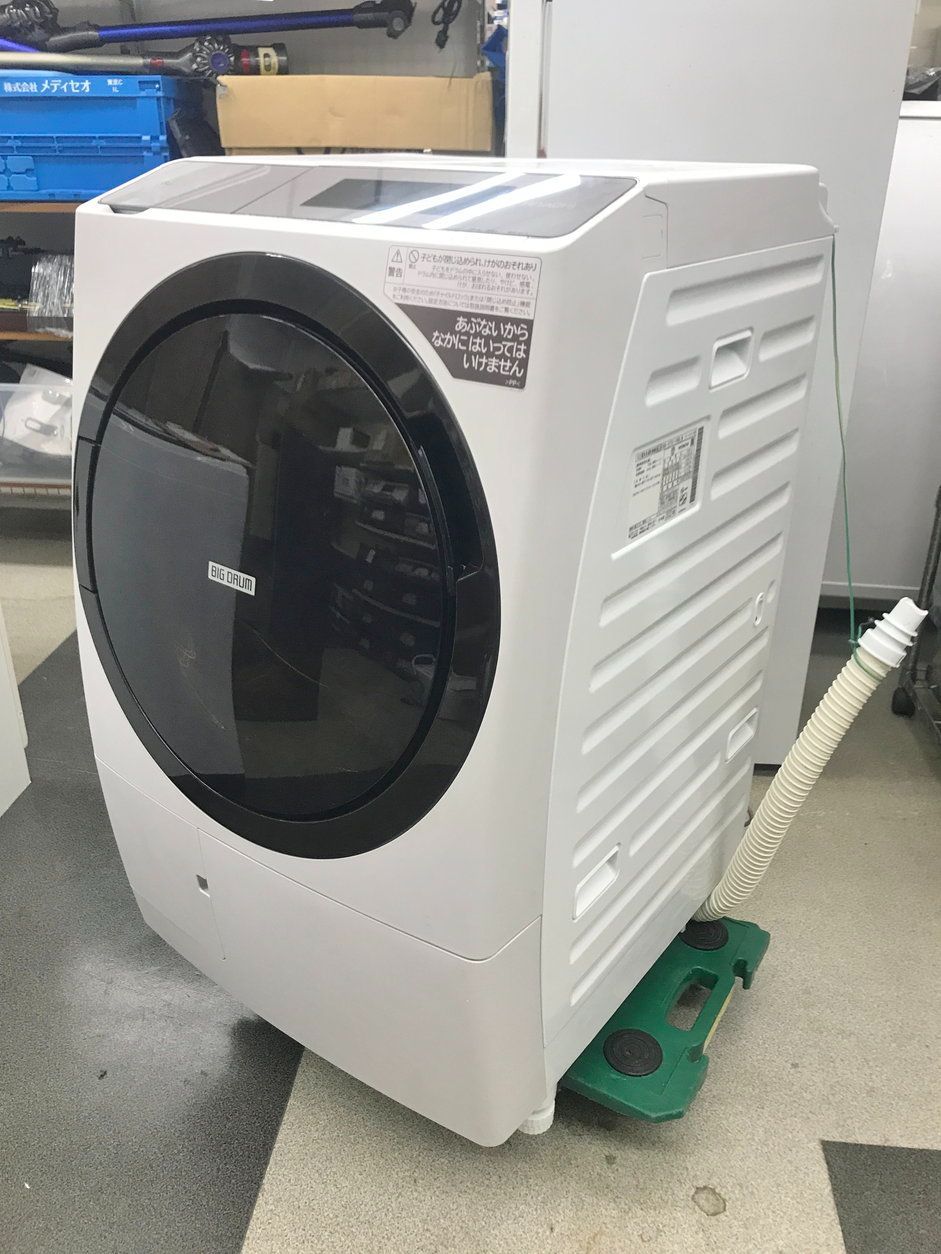 ドラム式洗濯機 BD-STX110GL ホワイト 11kg/6kg 2022年製 左開き 日立