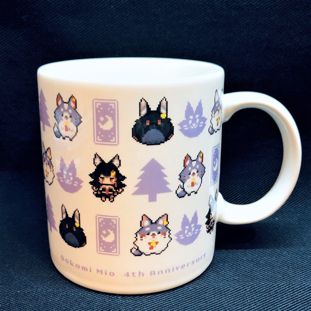 カバー 活動4周年記念 ホロライブ 大神ミオ/マグカップ - メルカリ