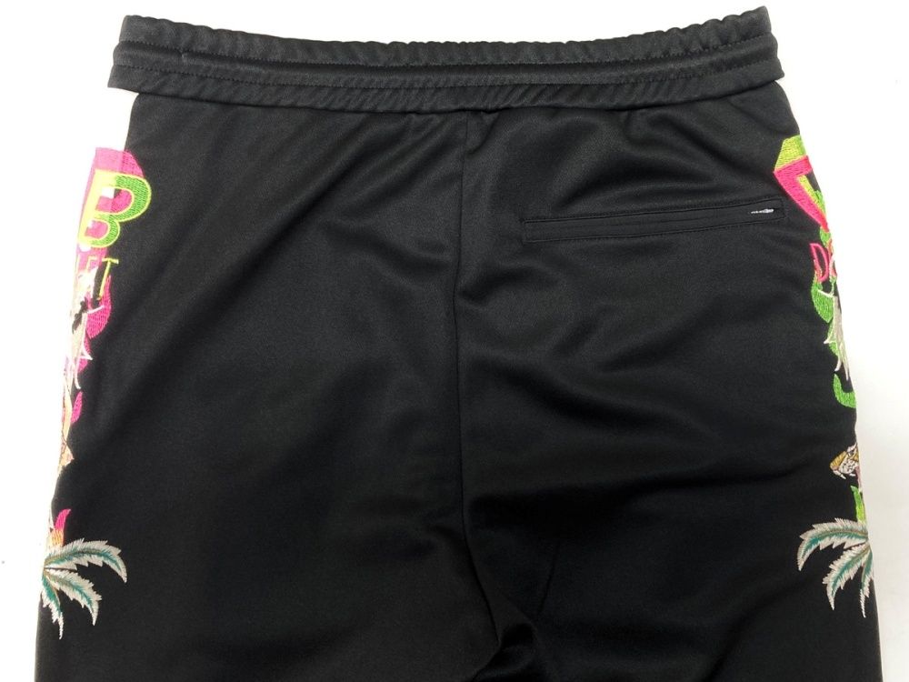 パンツ doublet BURNING EMBROIDERY TROUSERS ダブレット doublet 19SS CHAOS EMBROIDERY TRACK PANTS トラック