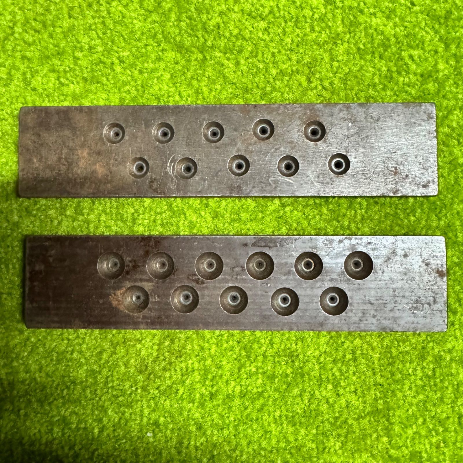 線引き 2枚セット 0.3-2.0mm 22穴☆彫金工具/ワイヤー製作/精密加工 