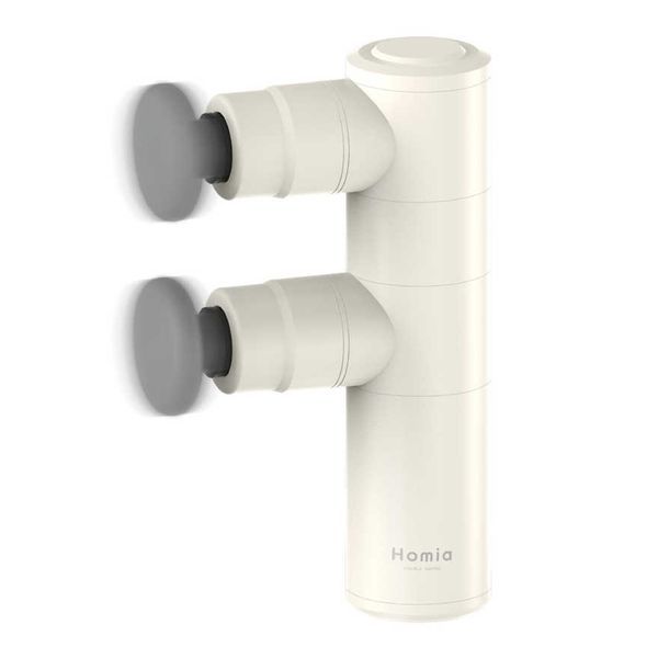 ダブル振動ヘッド ハンディガン ダブルソード ベージュ HOMIA