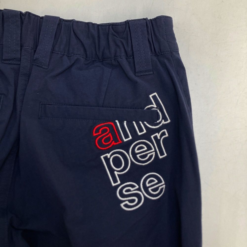 サイズ：M AND PER SE アンパスィ パンツ ネイビー系 [240101573338