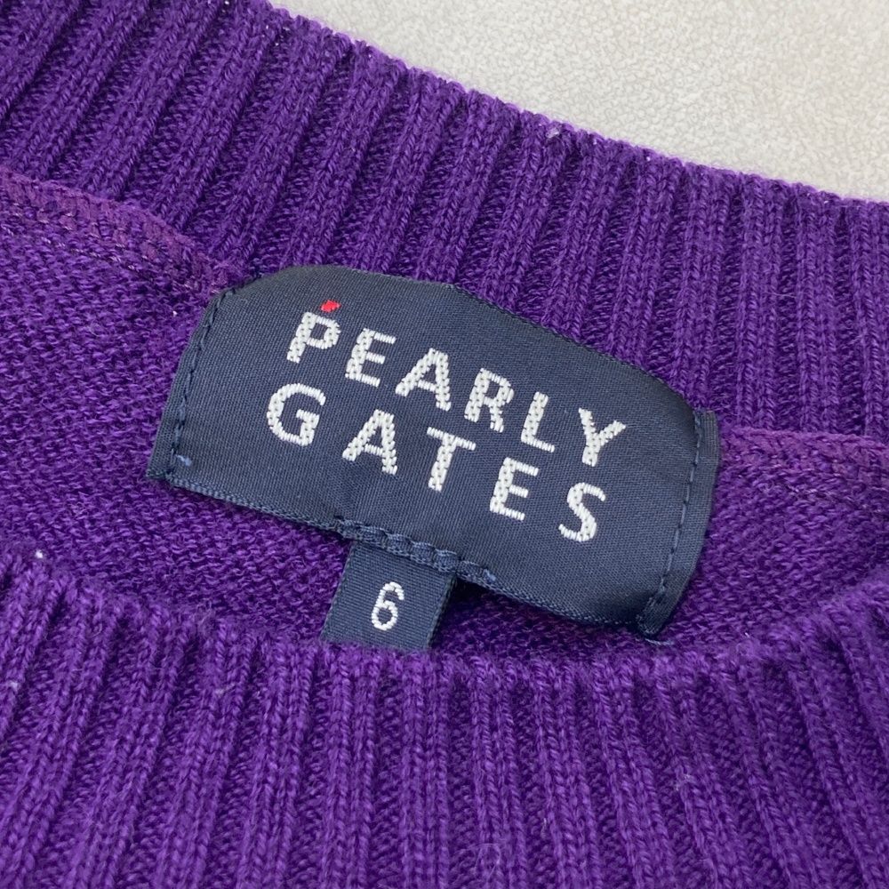 サイズ：6 PEARLY GATES パーリーゲイツ ウール ニットセーター