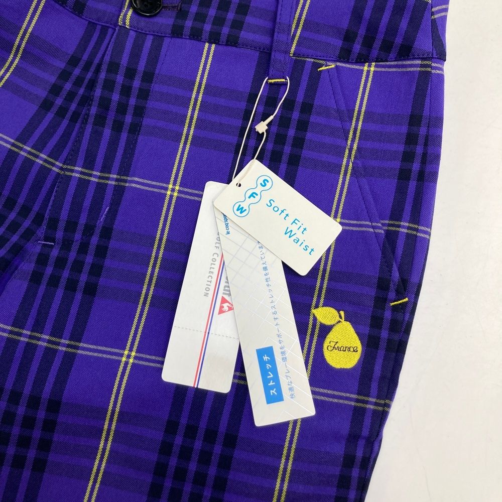 サイズ：9 LE COQ GOLF ルコックゴルフ ロングパンツ タータンチェック