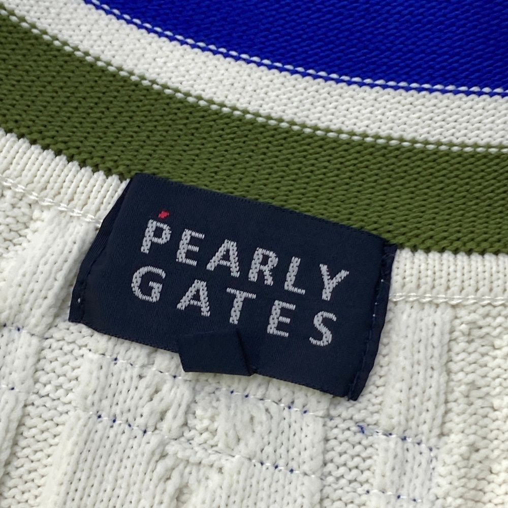 サイズ：5 PEARLY GATES パーリーゲイツ Vネック ニットベスト