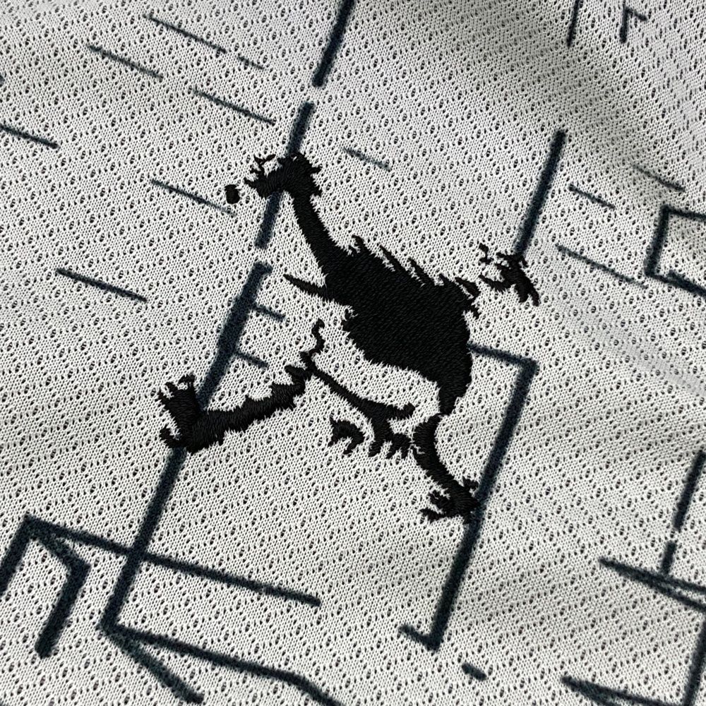 サイズ：M OAKLEY オークリー ハーフジップ長袖Tシャツ スカル刺繍 総