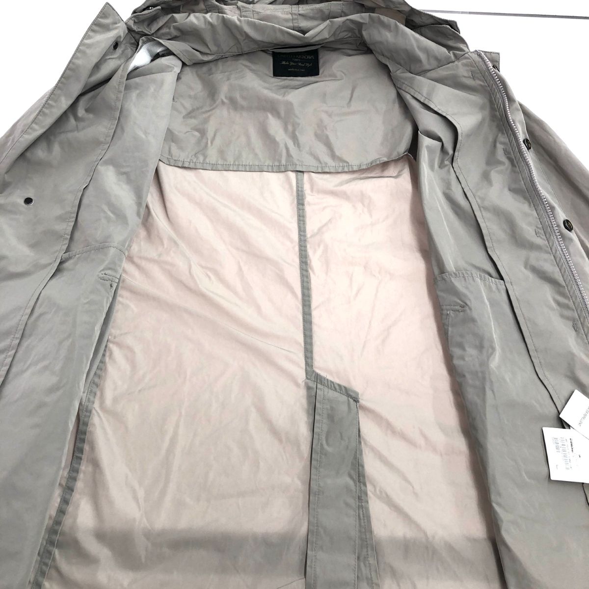 UNITED ARROWS ユナイテッドアローズ フーデットコート サイズ:S WATER REPELLENT 1125-174-7158-1130 グレー メンズ / 243001003860