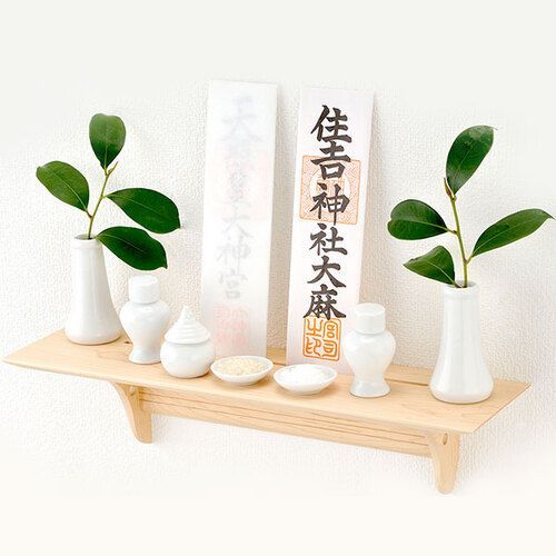 静岡木工 神具セット付 洋風モダン神棚板 Kaede
