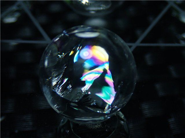 AAA級☆天然レインボー水晶丸玉七星陣YT/1124/55D - メルカリ