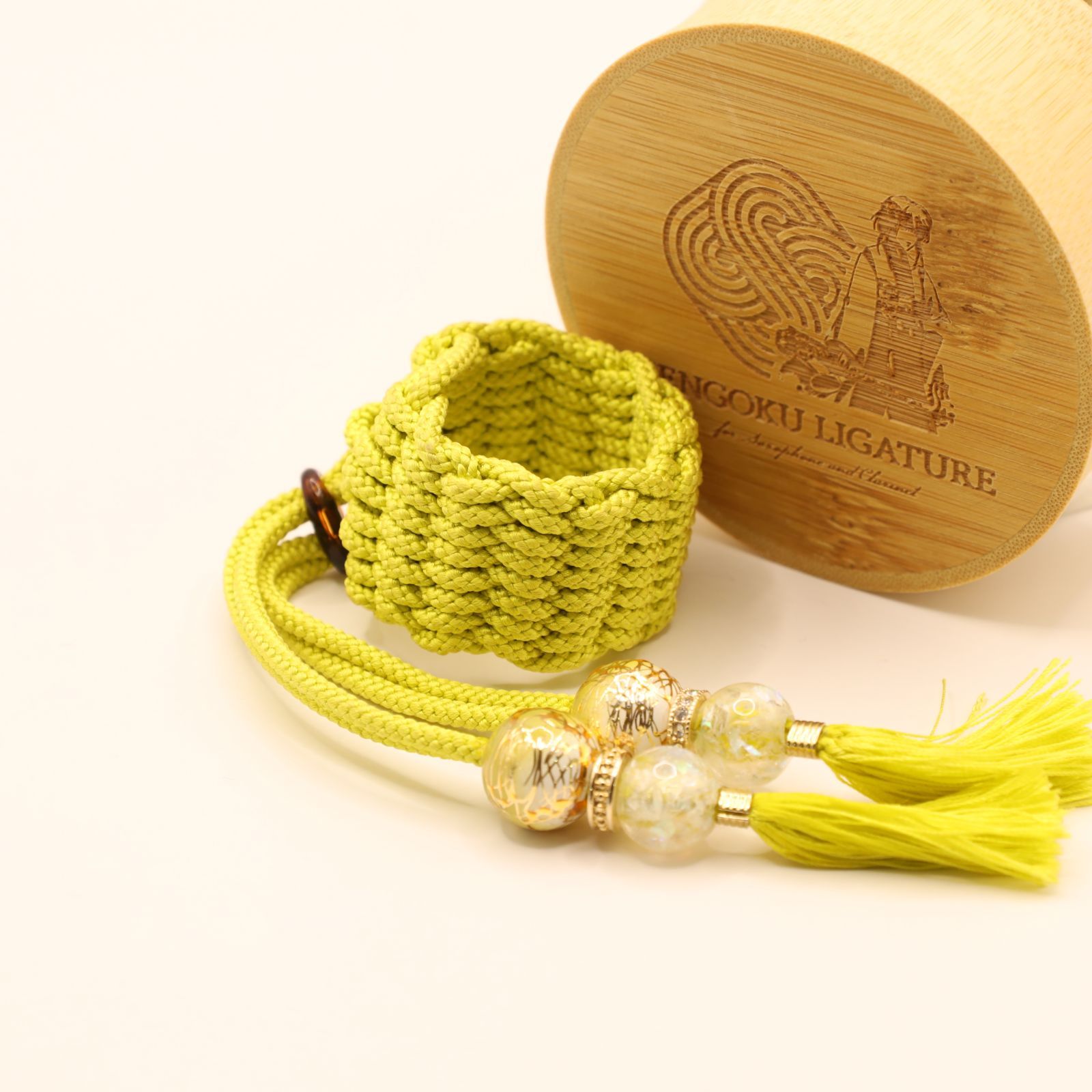 Sengoku Ligature Motonari Green 毛利元就 Tenor Kabuki