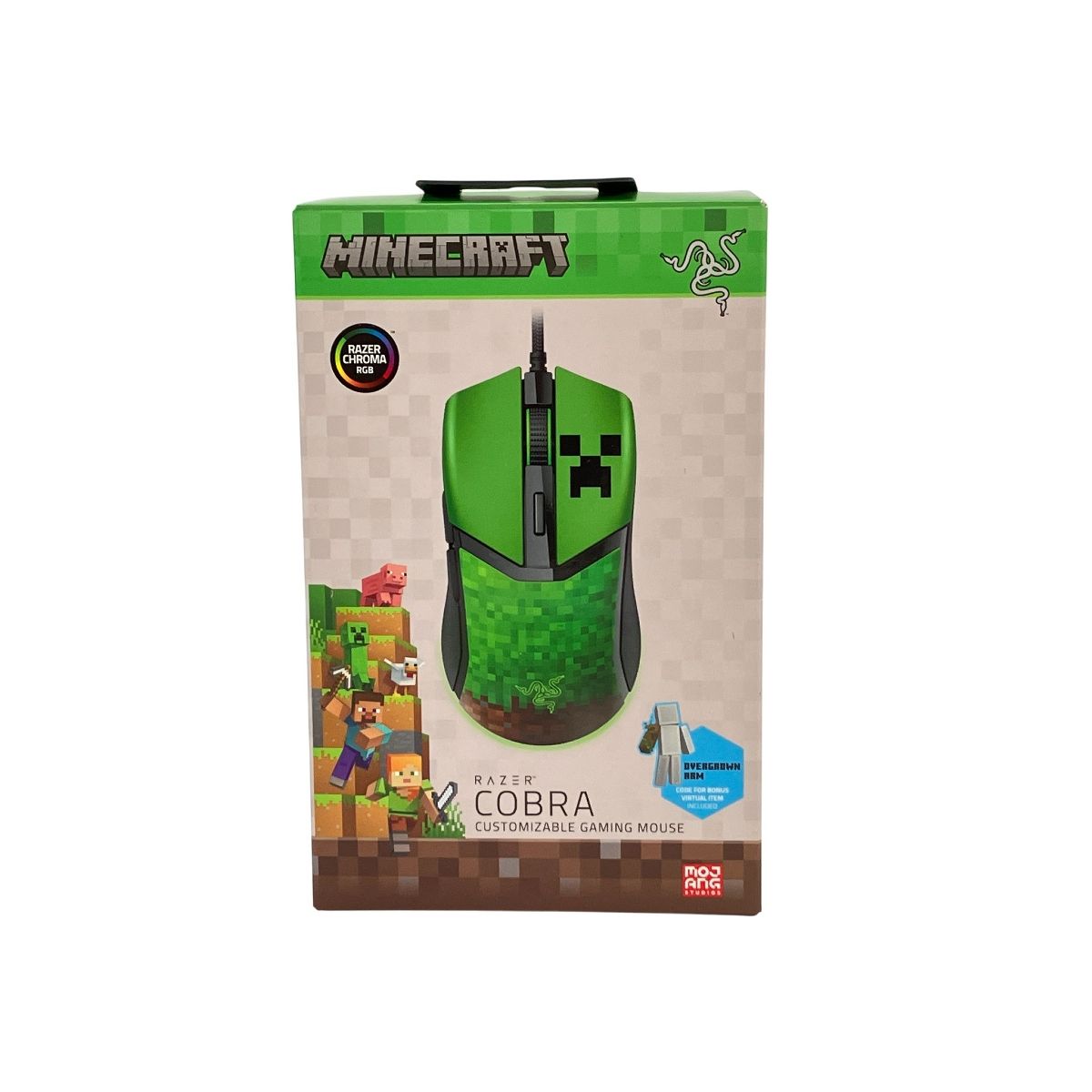 Razer Cobra RZ 01-0465 マインクラフト コラボ 有線 ゲーミングマウス レイザー