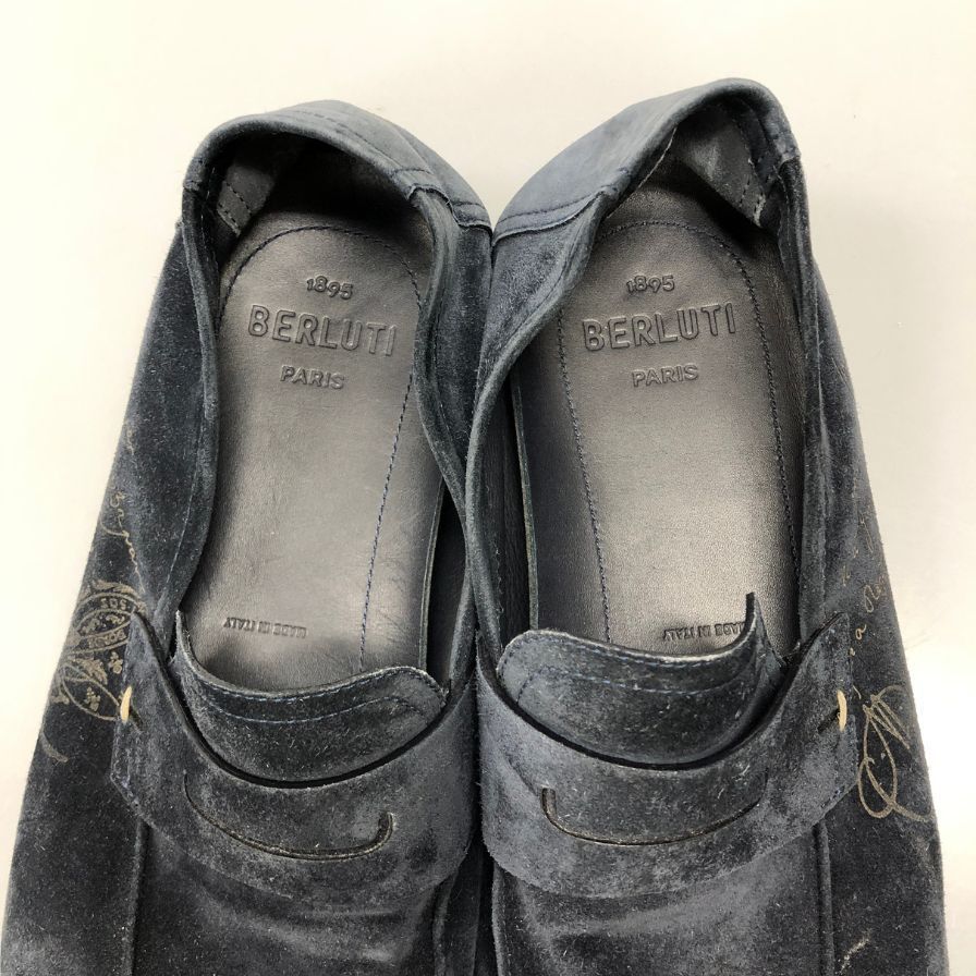 ベルルッティ ドライビングシューズ スエード カリグラフィ【AFC30