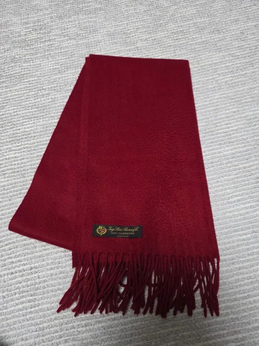 Loro Piana ロロ・ピアーナ カシミア マフラー レッド - メルカリ