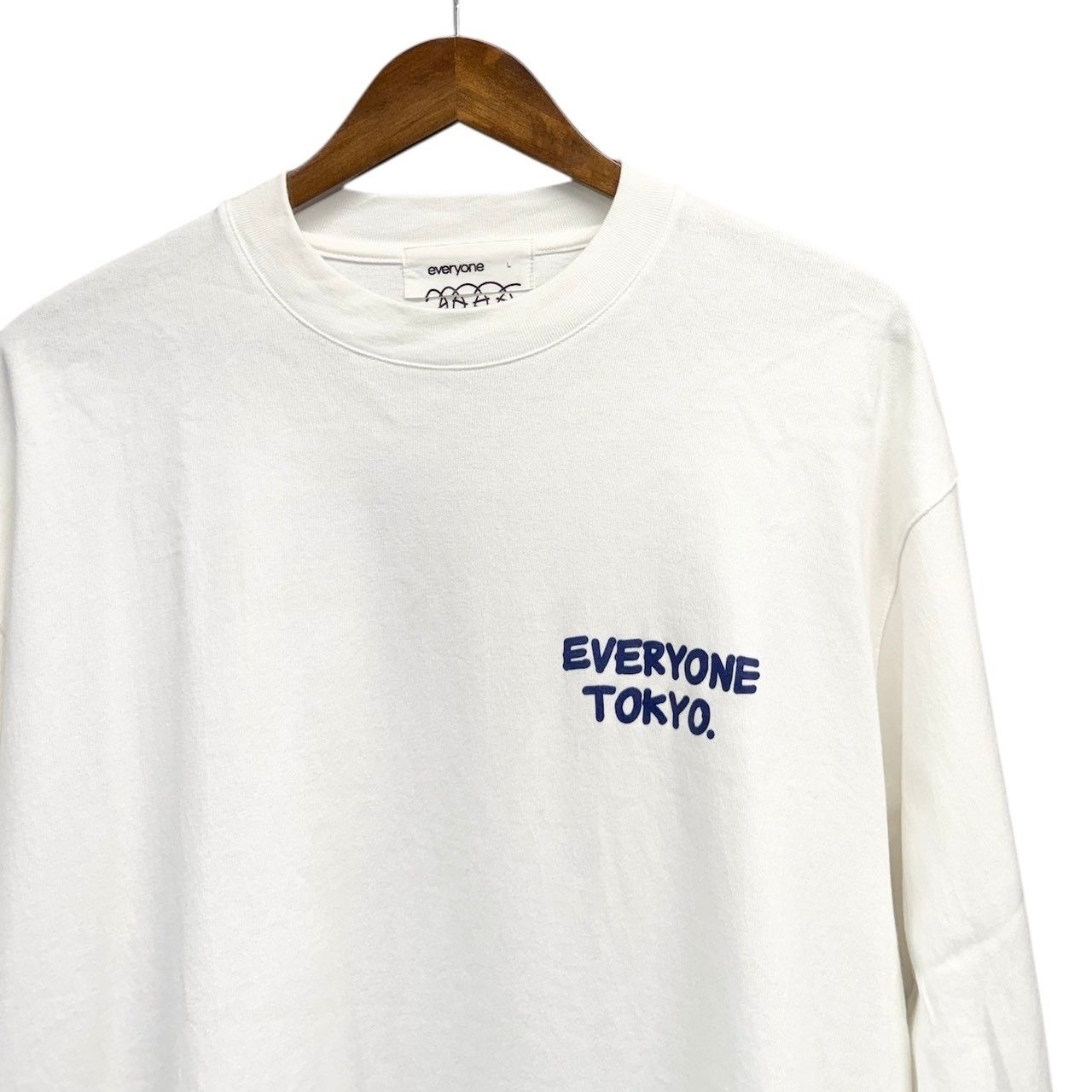 everyone エブリワン j.30000 logo longsleeve t-shirt EVERYONE TOKYO