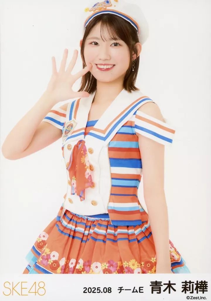 中古】生写真(AKB48・SKE48) SKE48/青木莉樺/膝上/SKE48 2025年8月度