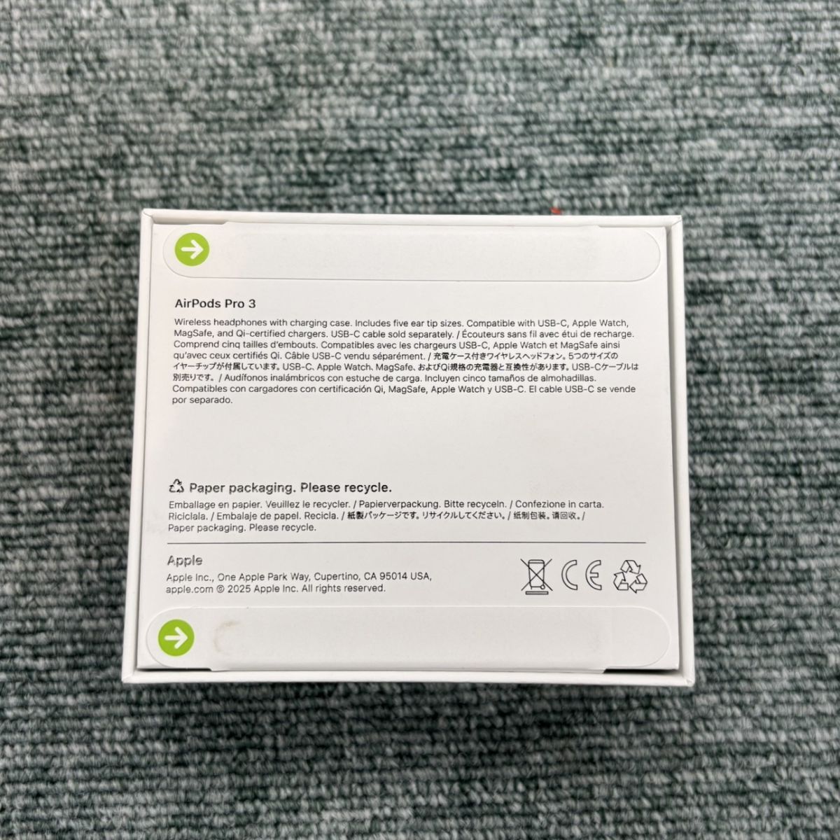 ◎【未使用／未開封品】 Apple AirPods Pro3 エアーポッズプロ3 MFHP4J