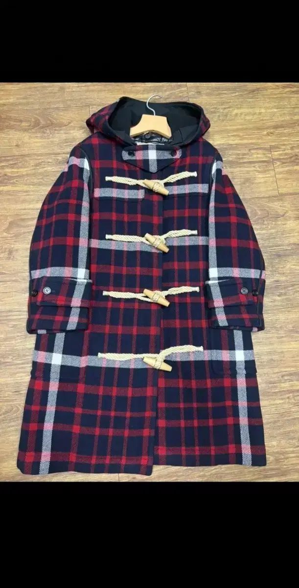 バーバリー レディース タータンチェック ウールダッフルコート - メルカリ