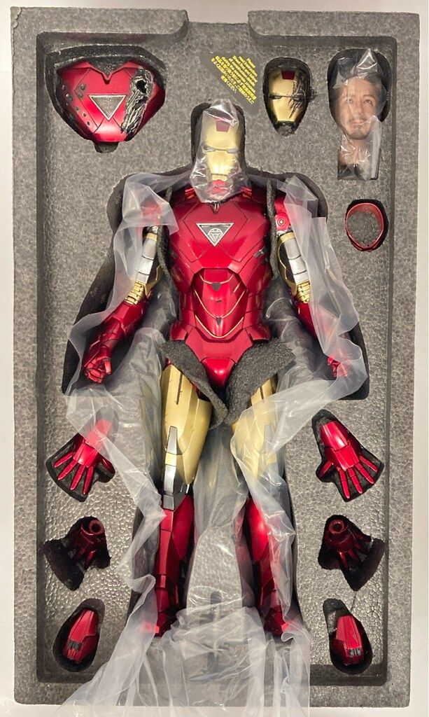 ホットトイズ MOVIE DIECAST HOTTOYS IRON MAN MARK VI 2 0 MMS 687 アニメグッズ アメコミ 